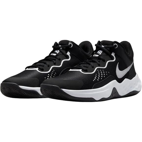 NWT Nike Men's Fly By Mid 3 Basketball Shoes Black/White Sz 10 Medium D - Picture 3 of 7
